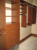 Millwork  Custom Molding   Standard and custom designs  Variety of wood species available  Finger joint pine to solid hardwood  Design consultation  Click here to download a profile catalog (.pdf)  Free estimates      See our gallery for more photos of our millwork!  Louvered Vents  Cold air returns  Custom sizes available  Available in any wood species      Entertainment Centers  Custom designs  Custom woods      Closet Organizers  A variety of colors to choose from  Melimine or wood veneer